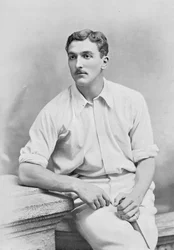 C.B. Fry, de Famous Cricketers and Cricket Grounds, publié par Hudson and Kearns, 1895